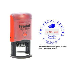 SELLO AUTOENTINTABLE FECHADOR 4cm